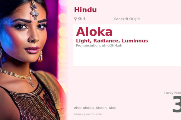 Aloka Name Meaning — Sanskrit Origin, Girl Name & Details (2025)