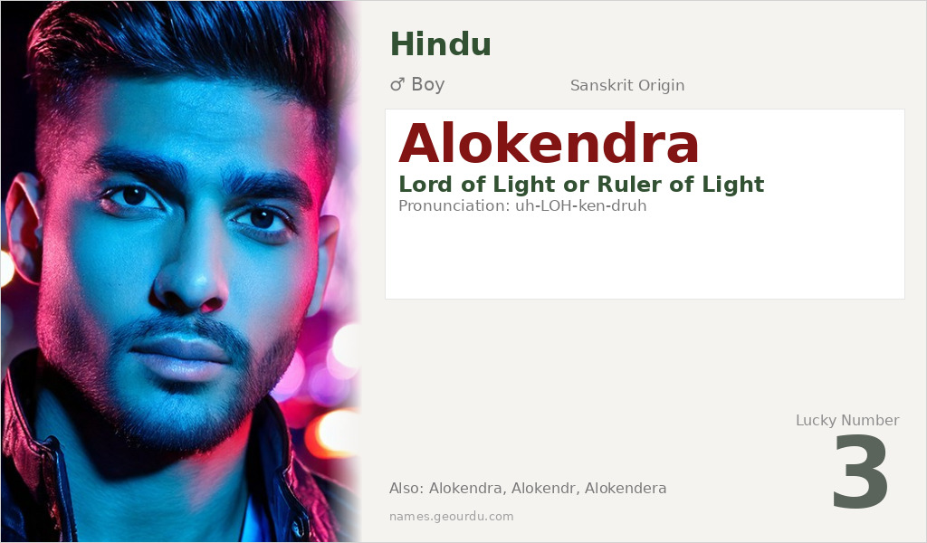 Alokendra Name Meaning and Details