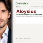Aloysius Name Meaning and Details