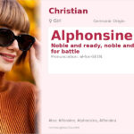 Alphonsine Name Meaning and Details