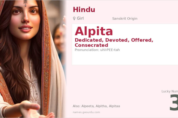 Alpita Name Meaning — Sanskrit Origin, Girl Name & Details (2025)