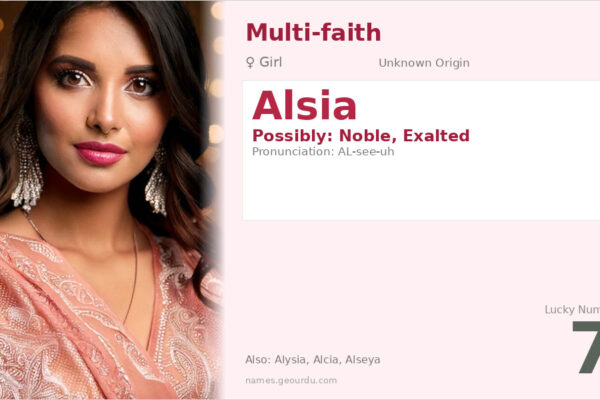 Alsia Name Meaning — Origin, Gender & Details (2025)