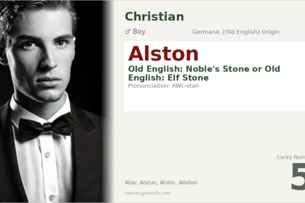 Alston Name Meaning — Old English Origin, Boy Name & History (2025)