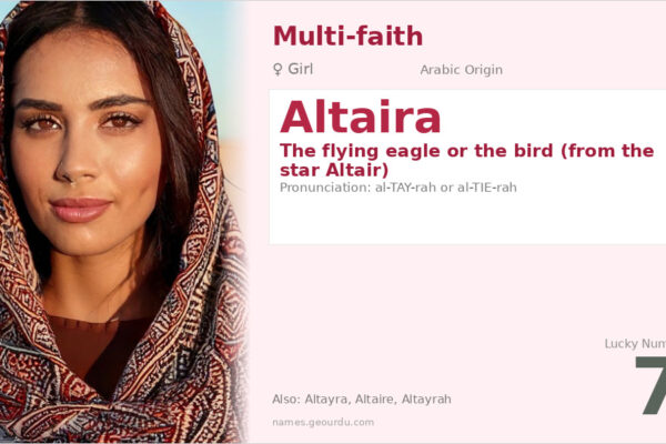 Altaira Name Meaning — Arabic Origin, Girl’s Name & Celestial Connections (2025)