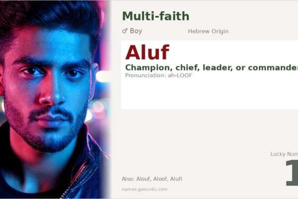 Aluf Name Meaning — Hebrew Origin, Boy’s Name & Details (2025)