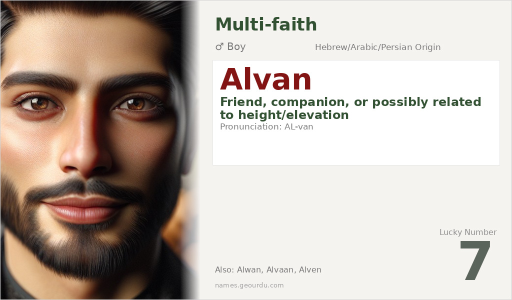 Alvan Name Meaning and Details