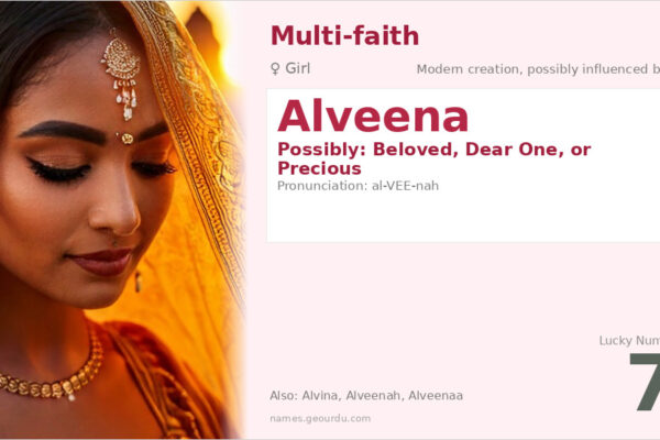 Alveena Name Meaning — Origin, Gender & Details (2025)