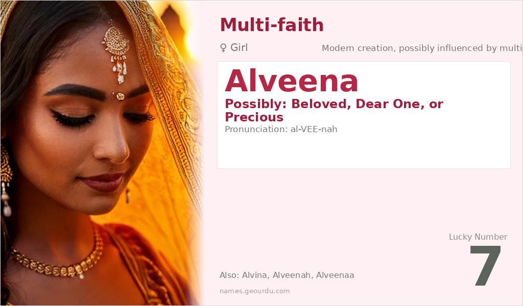 Alveena Name Meaning and Details