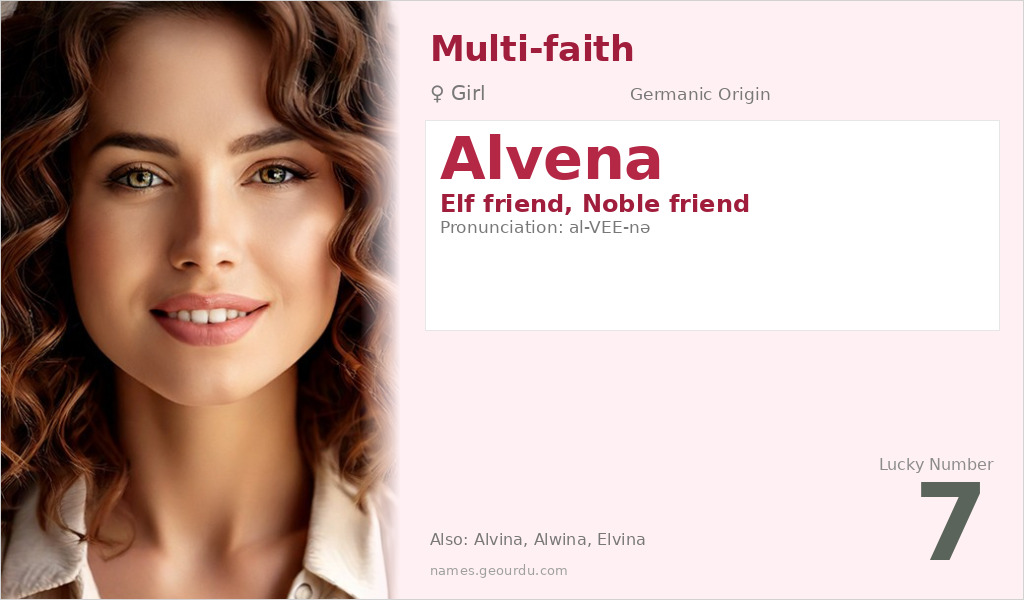 Alvena Name Meaning and Details