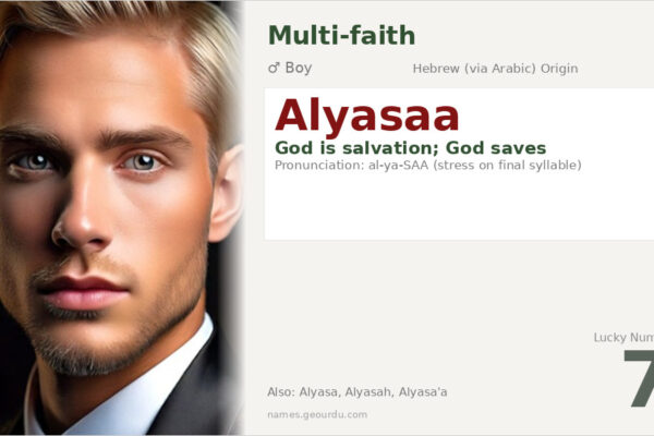 Alyasaa Name Meaning — Origin, Gender & Details (2025)
