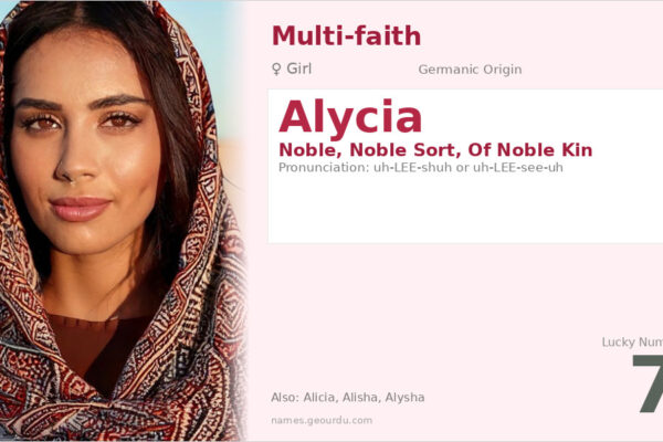 Alycia Name Meaning — Noble Origin, Girl’s Name & Details (2025)