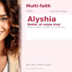 Alyshia Name Meaning and Details