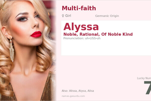 Alyssa Name Meaning — Noble Origin, Girl Name & Details (2025)