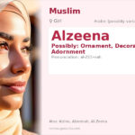Alzeena Name Meaning and Details