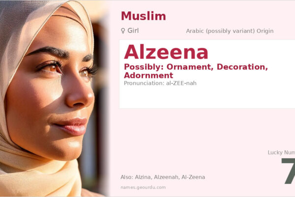Alzeena Name Meaning — Origin, Gender & Details (2025)