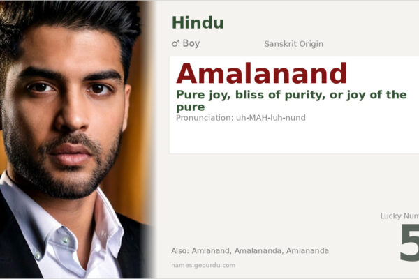 Amalanand Meaning — Sanskrit Origin, Boy Name & Details (2025)