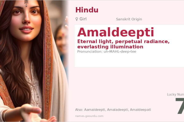 Amaldeepti Meaning — Sanskrit Origin, Girl Name & Details (2025)