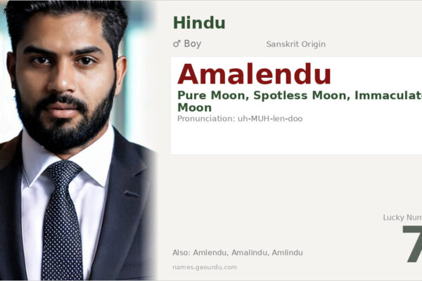 Amalendu Name Meaning — Pure Moon, Origin & Details (2025)