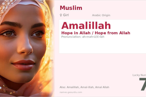 Amalillah Name Meaning — Arabic Origin, Girl & Details (2025)