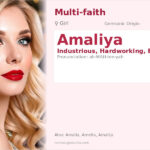 Amaliya Name Meaning and Details