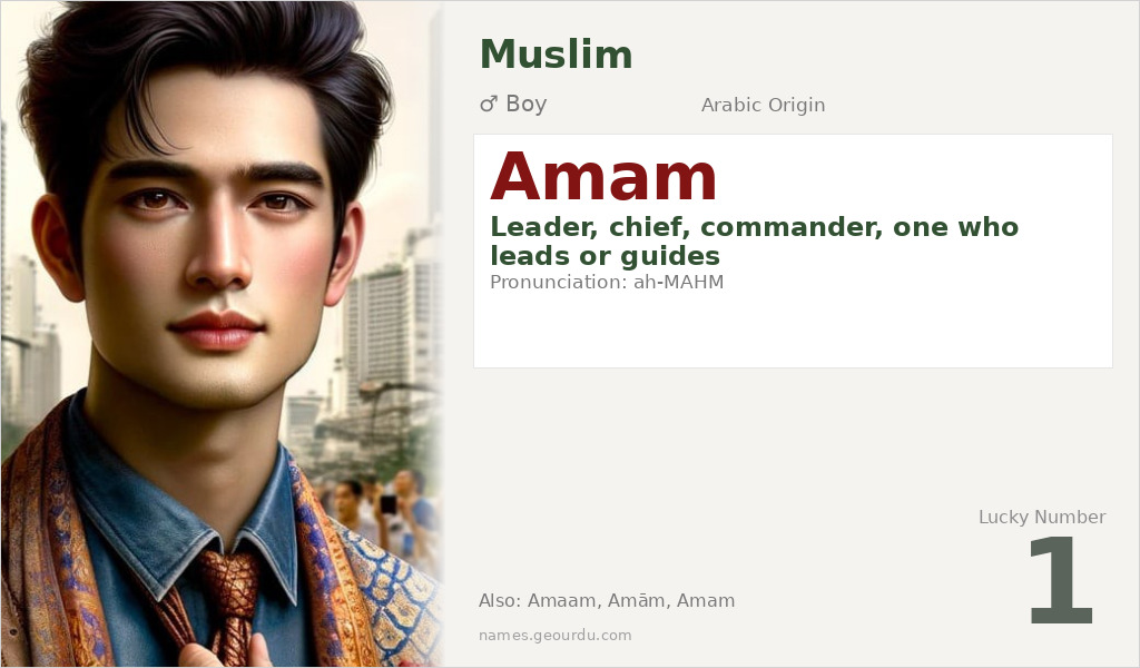 Amam Name Meaning and Details