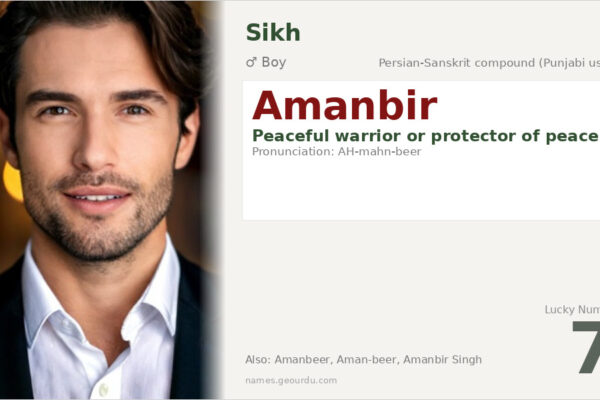 Amanbir Name Meaning — Origin, Gender & Details (2025)