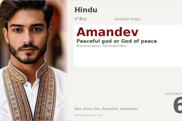 Amandev Name Meaning — Sanskrit Origin, Boy Name & Details (2025)