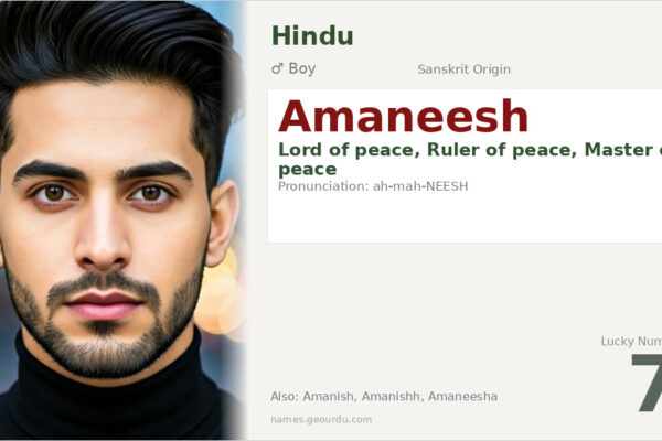 Amaneesh Name Meaning — Sanskrit Origin, Boy Name & Details (2025)