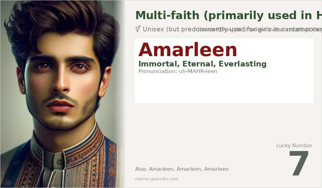 Amarleen Name Meaning and Details