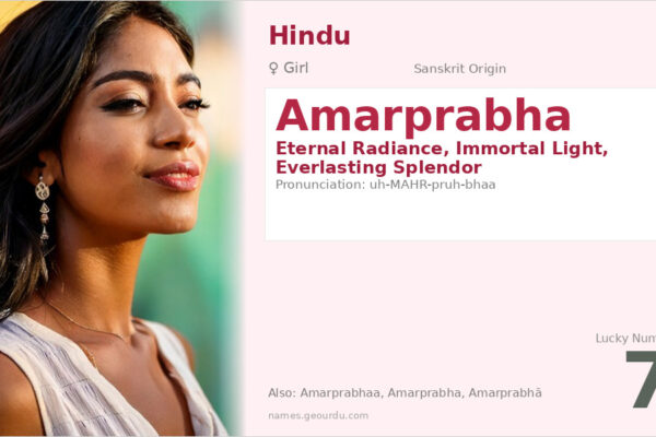 Amarprabha Name Meaning — Sanskrit Origin, Girl Name & Details (2025)
