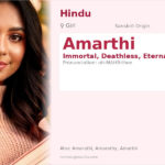 Amarthi Name Meaning and Details