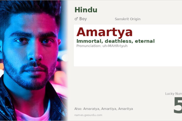 Amartya Name Meaning — Sanskrit Origin, Boy Name & Details (2025)