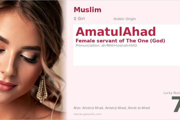 AmatulAhad Meaning — Arabic Origin, Girl Name & Islamic Significance (2025)