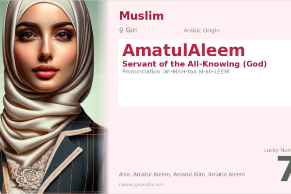 AmatulAleem Meaning — Arabic Origin, Girl Name & Details (2025)