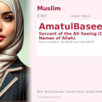 AmatulBaseer Name Meaning and Details