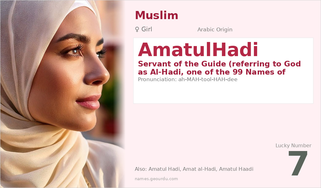 AmatulHadi Name Meaning and Details