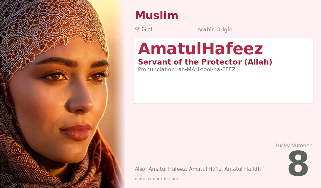 AmatulHafeez Name Meaning and Details