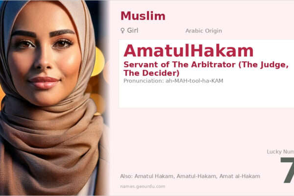 AmatulHakam Meaning — Arabic Origin, Girl Name & Islamic Significance (2025)