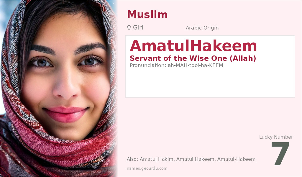AmatulHakeem Name Meaning and Details