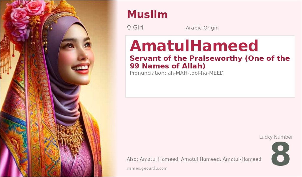 AmatulHameed Name Meaning and Details