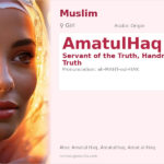 AmatulHaq Name Meaning and Details