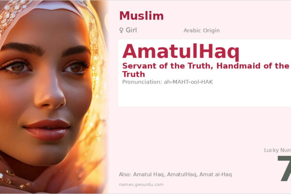 AmatulHaq Meaning — Arabic Origin, Girl Name & Islamic Significance (2025)