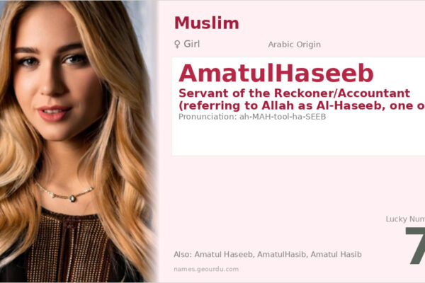 AmatulHaseeb Meaning — Arabic Origin, Girl Name & Islamic Significance (2025)