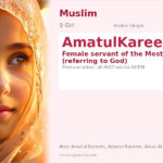 AmatulKareem Name Meaning and Details
