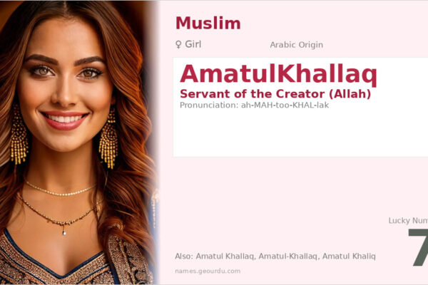 AmatulKhallaq Meaning — Arabic Origin, Girl Name & Islamic Significance (2025)