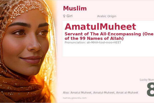 AmatulMuheet Meaning — Arabic Origin, Girl Name & Islamic Significance (2025)