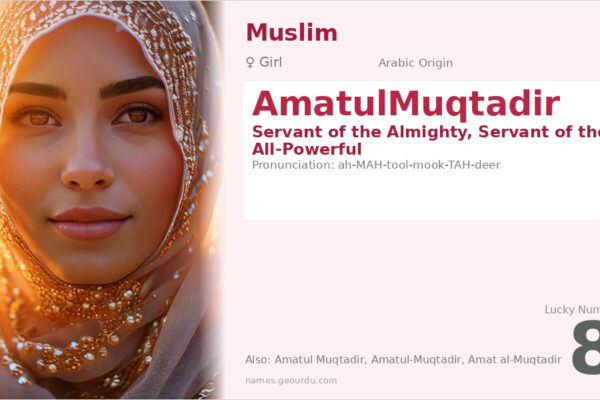 AmatulMuqtadir Name Meaning — Arabic Origin, Girl Name & Islamic Significance (2025)