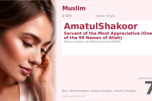 AmatulShakoor Meaning — Arabic Origin, Girl Name & Islamic Significance (2025)