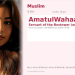 AmatulWahaab Name Meaning and Details