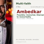 Ambedkar Name Meaning and Details